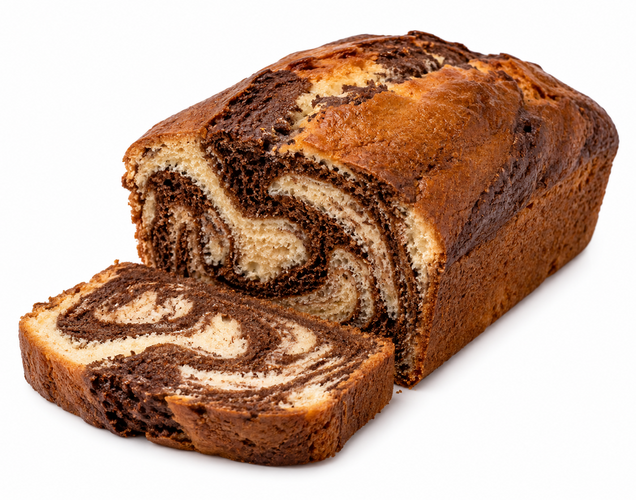 Marble Tea Bread Slice